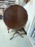 Mahogany Tilt Top Pie Table