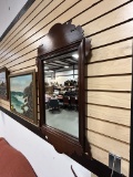 Vintage Mahogany Framed Mirror