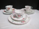 Three Shelley Fine Bone China Luncheon Sets