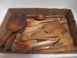 Grouping of Wooden Spoons, Paddles and Stirrers