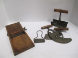 Antique Cabbage Cutter and Hand Choppers