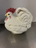 USA California Pottery Rooster Cookie Jar