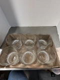 Six Portugal Cristol Old Fashion Tumblers