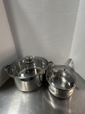 Cuisinart 1 Quart Sauce Pan and Gourmet Home Accents Stainless Stock Pot