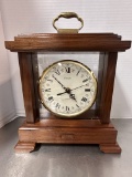 Tharpe Quartz Wood Mantle Clock