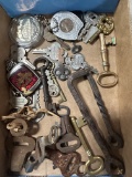 Grouping of Old Key and Forged Hooks