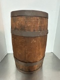 Wood Iron Banded Nail Bucket