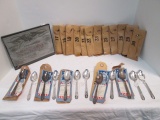 1937 Rogers Silverplate Commemorative President Spoons with COA