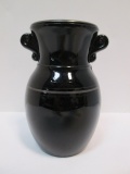Vintage Amethyst Glass Handled Vase