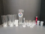 Grouping of Bar Glassware, Shot Glasses and Jigger