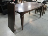 American Hardwood Dining Table with Leaf