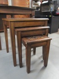 3 Piece Tile Top Nesting Table Set