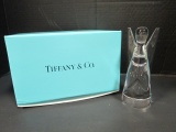 Tiffany & Co. Crystal Angel Figurine in Original Box