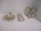 Silverplate Grouping-Butterdish,2 Goblets, Footed Bowl, etc.