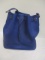 Calvin Klein Blue Shoulder Bucket Handbag