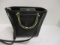 Topshop Black/Gold Satchel Shoulder Bag