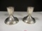 Duchin Creation Sterling Weighted Candlesticks (PR) 3 1/2