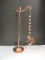 Copper Table Top Decorative Twirler on Stand