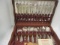Rogers Bros. Flatware in Wood Case (81 Pcs)