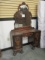 Narnia Style Birdseye Maple ? Kneehole Vanity w/Mirror