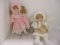 2 Porcelain Dolls