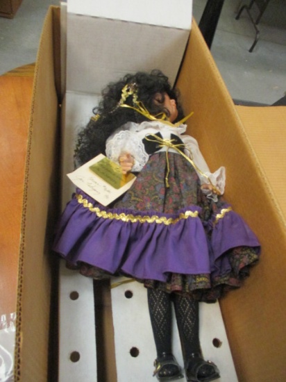 Hahrgang Collection 'Karmen' Doll in Box w/COA