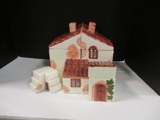 Ceramic Enesco? Spanish Mission Kitchen Canisters Set
