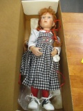 Good-Kruger Dolls 'Teachers Pet' Doll w/coa in box