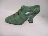 Victorian Ceramic Decorative Shoe Doorstop