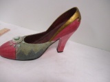 Victorian Ceramic Decorative Shoe Doorstop