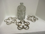 Wire Trivets & Wire Wrapped Jug