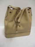 Calvin Klein Beige Shoulder Bucket Handbag