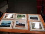 Framed Landscape Portraits (Lot of 6)