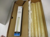 Ivory & White Taper Candles