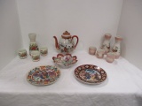 Kutani Teapot, 2 Sake Sets etc.