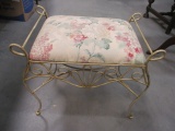 Vanity Stool w/Upholstered Seat
