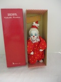 Brinn's Collectible Porcelain clown in Box 1990