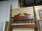 American Drew Queen Size  Poster Bed with Rails and Slats.
