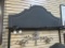 Dark Grey Padded Headboard with Nail Head Trim Includes Metal Rails.