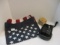 Ten Dollar Bill Bank, Bushnell Mini Binoculars with Case, Outdoor American Flag.