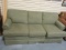 Nice Olive and Tan Woven Sleeper  Sofa.