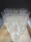 Nine Royal Tuscan Full Lead Crystal Tea Glasses.