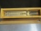 Vintage Taylor Candy-Jelly-Frosting Thermometer in Wood Box with Sliding Top.