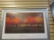 Framed Art Landscape Print by Seth Winegar Titled Red Trees II.