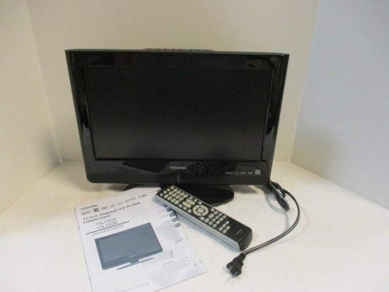 Toshiba 15'' Diagonal LCD TV/DVD Combination. Powers On.