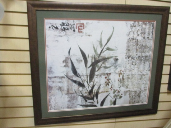 Asian Framed Artwork  No Glass.