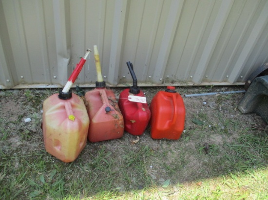 Four Gas Cans.