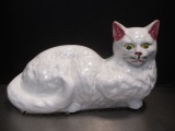 Vintage Ceramic Cat Stamped Made in Portugal.