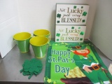 St Patrick's Day Signs and Decorations.