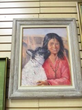 Framed Native American 